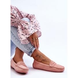 Mocassins classiques femme rose clair 2 Mocassins classiques femme rose clair 2