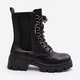 Step in style Modèle Workers Charmea F33 Cuir Noir - Entrez avec style le noir 3