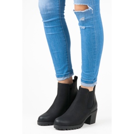 Super Me Bottes noires classiques le noir 1