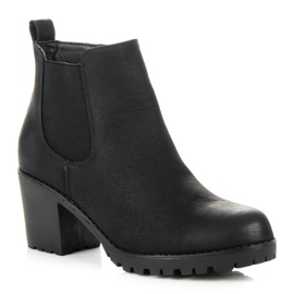 Super Me Bottes noires classiques le noir 3