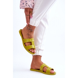 Chaussons végétaliens pour femmes ZAXY vert 2