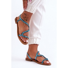 Step in style Sandales Modèle Hayen JH291 Bleu - Entrez avec style 2
