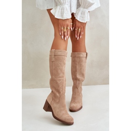 Step in style Bottes Modèle Erisorae CHC321 Beige - Entrez avec style 2
