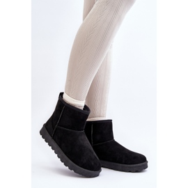 Bottes de neige en daim noir 1