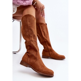 Step in style Modèle S.Barski HY66-150 Boots Camel - Entrez avec style brun 1