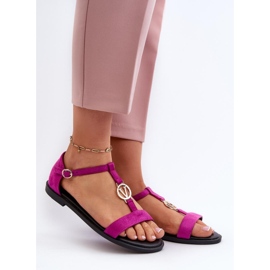 Sandales Modèle Vinceza Fuchsia rose 1