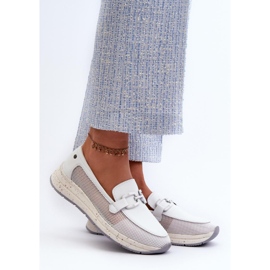 Mocassins de sport blancs 1