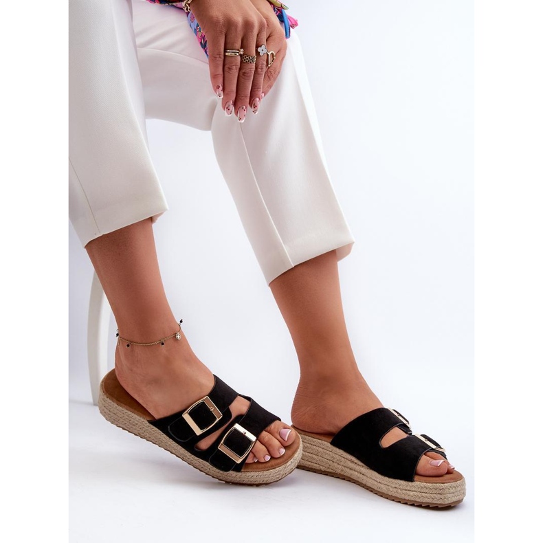 Sandale Tongs Modèle C-315 Noir le noir 1