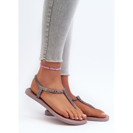 26914 Sandales Ipanema Class Brilha Fem Violet clair 1
