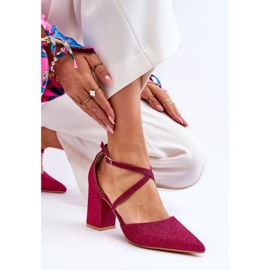 Step in style Escarpins Modèle Galaxy LY-9237-4 Fuchsia - Entrez avec style rose 2