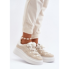 Step in style Chaussures de Sport Modèle Vinali 55-22 Beige - Entrez avec style 1