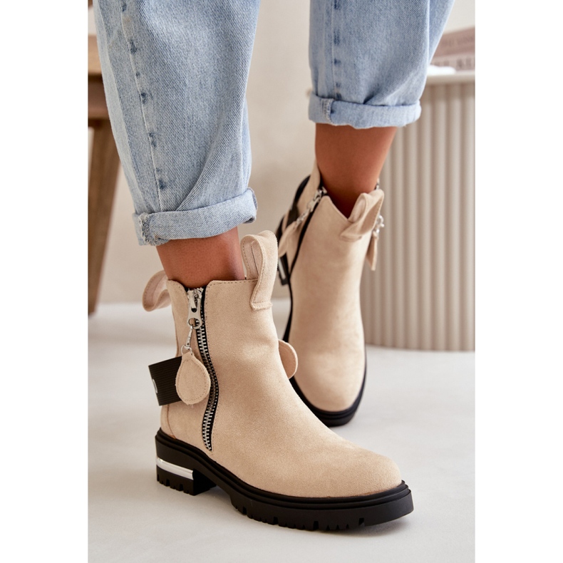 Step in style Bottes Modèle Calvaro NC1279 Beige - Entrez avec style 1
