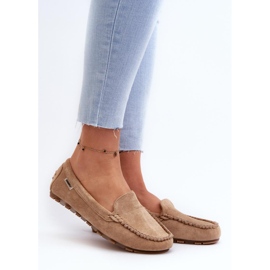 Mocassins en daim marron brun 1