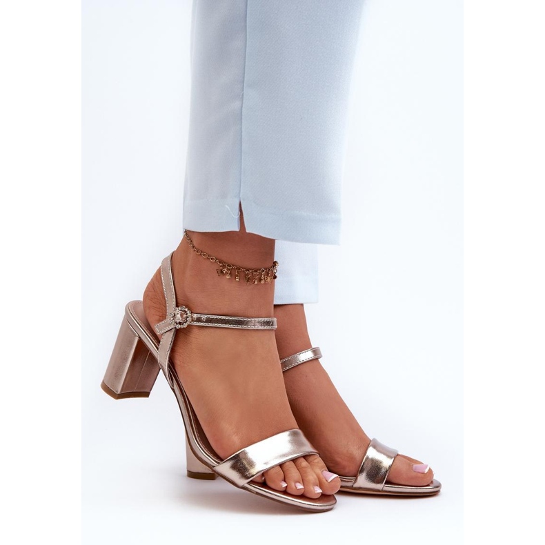 Sandales dorées/champagne 1