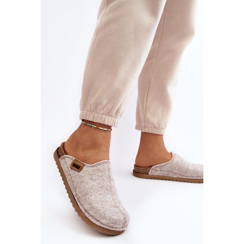 Inblu DJ000010 Chaussons Beige Clair 1