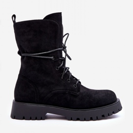 Step in style Modèle Workers Jence DE1051S Daim Noir - Entrez dans le style le noir 3