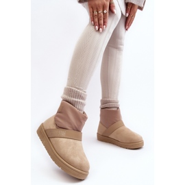 Big Star MM274152 Bottes de neige beiges 1