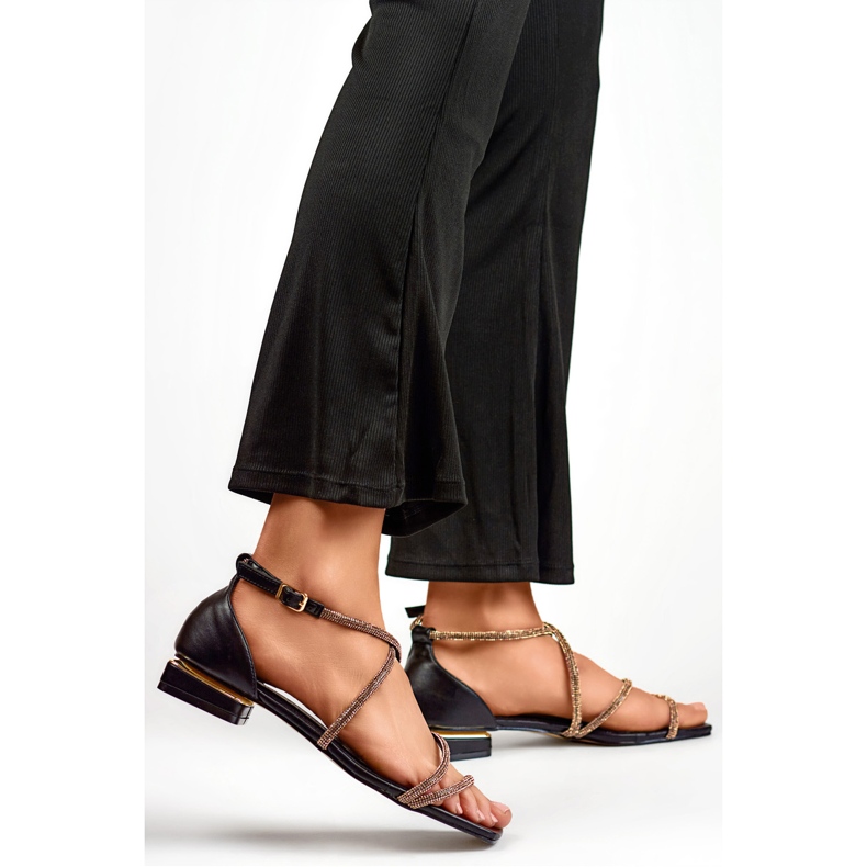 Sandales pour femmes GD-DO-161B noir le noir 1