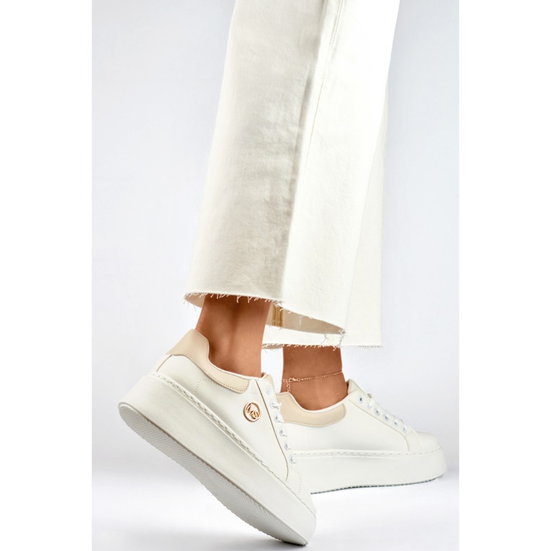 Chaussures de sport pour femmes TL249-9-8W/BE blanc 1