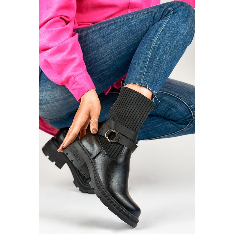 Bottes non isolées pour femmes YQ41B, noir le noir 1
