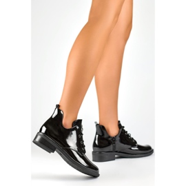 Bottes vernies pour femmes GD-DO619-B noir le noir 1