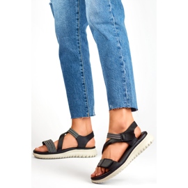 Sandales pour femmes BM051-3019-1B noir le noir 1