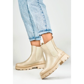 Bottines Chelsea Modèle DES909BE Beige - PRIMO 2