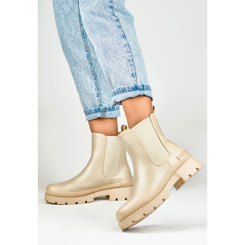 Bottines Chelsea Modèle DES909BE Beige - PRIMO 2