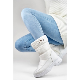 Bottes de neige fourrées femme 3537W blanc 1