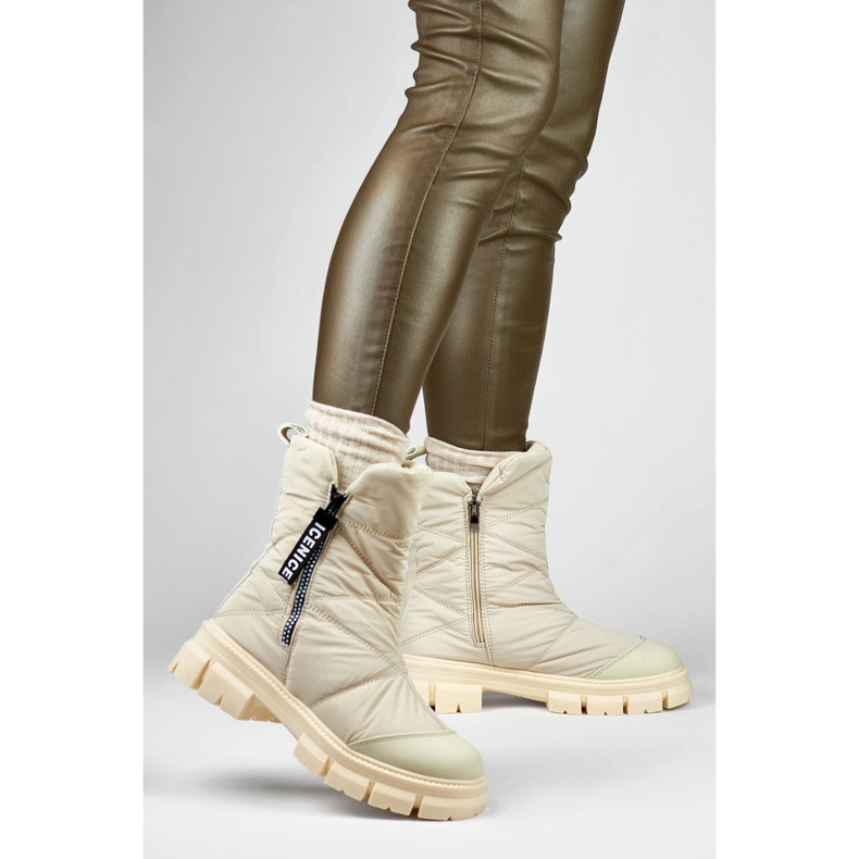 Bottes de neige Modèle 9312-4BE Beige - PRIMO 2 Bottes de neige Modèle 9312-4BE Beige - PRIMO 2
