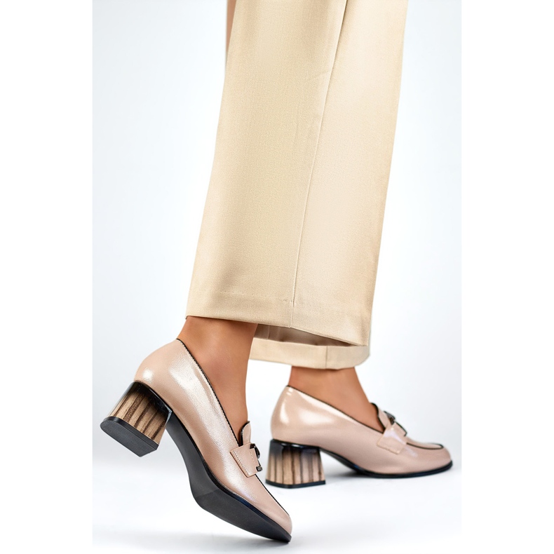 Escarpins Femme avec Décoration GD-FL477D.BE beige 2