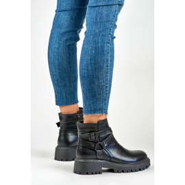 Bottines Modèle Aline 250043B-PU Noir - PRIMO le noir 2