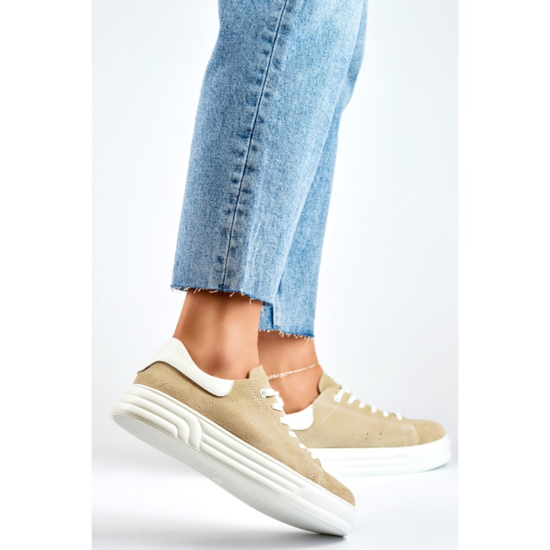 Chaussures de sport pour femmes GD-XF-113BE beige 1 Chaussures de sport pour femmes GD-XF-113BE beige 1