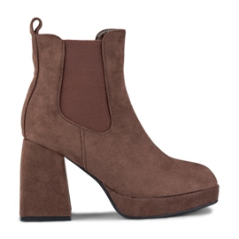 Bottes Modèle 7987RB Daim Marron - PRIMO brun 4