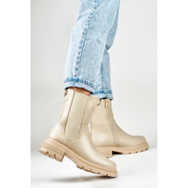 Bottines Modèle DES906BE Beige - PRIMO 1