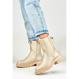 Bottines Modèle DES906BE Beige - PRIMO 2