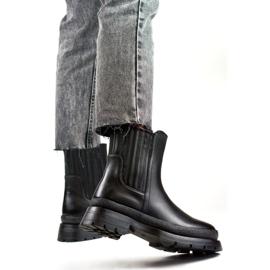 Bottes isolées pour femmes 1262B, noir 1