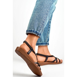 Sandales Femme PS07B Noir le noir 1