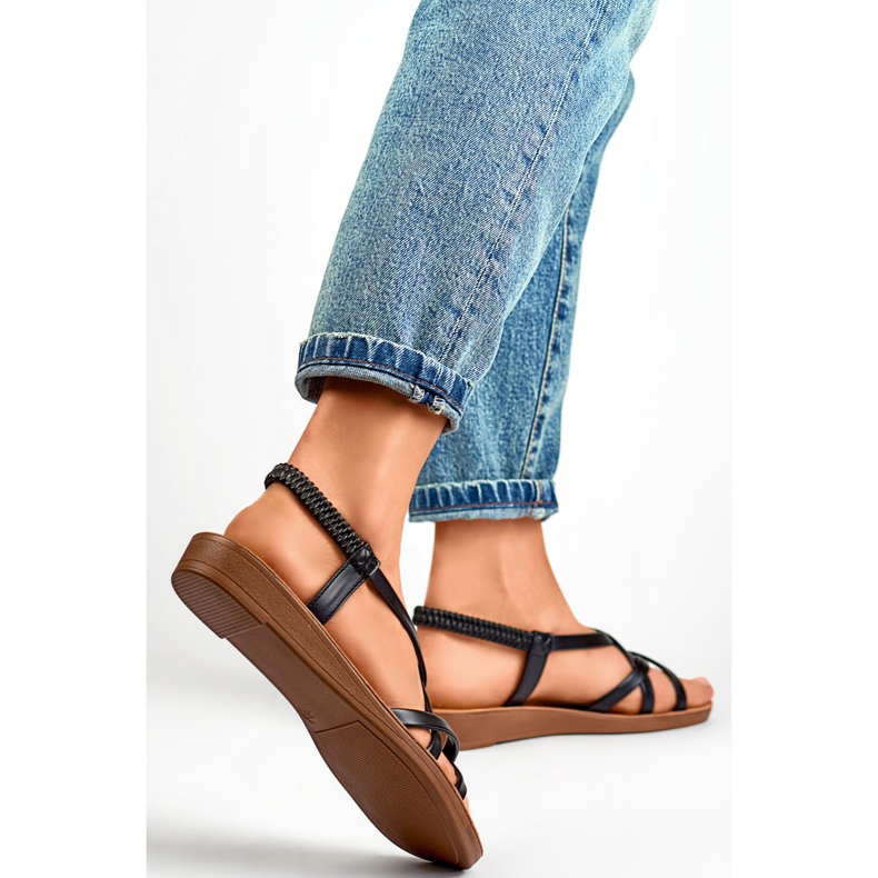 Sandales Femme PS07B Noir le noir 1