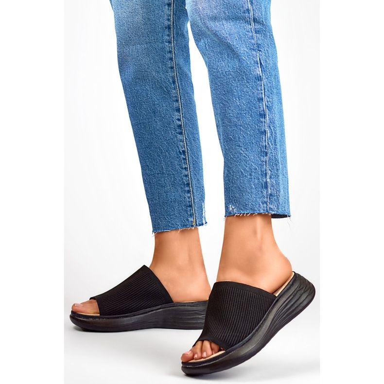 Sandale Tongs Modèle G3188-1B Noir - PRIMO le noir 1