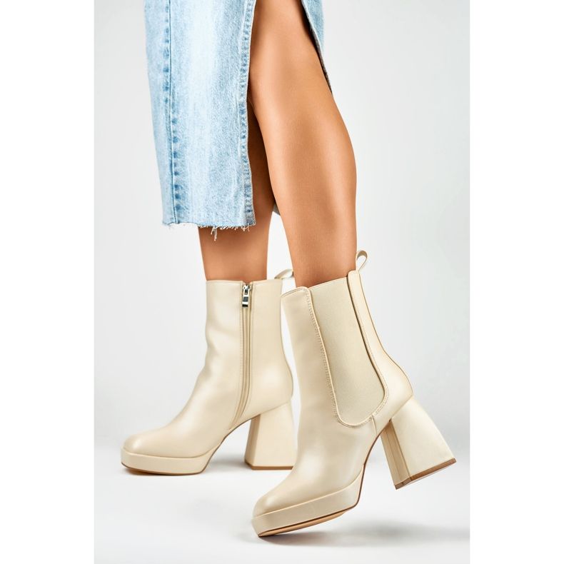 Bottes Modèle X8271BE Beige Clair - PRIMO 2