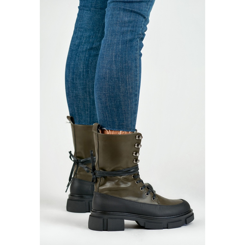 Modèle Ouvrier Garlin JH21-31GR Noir/Vert - PRIMO 2