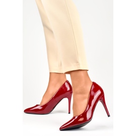GD-FL59R Talons hauts laqués rouges 1