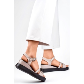 Sandales Femme GD-LH2001T Beige 1