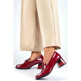 Escarpins Modèle GD-FL478-BUR Bordeaux - PRIMO rouge 1