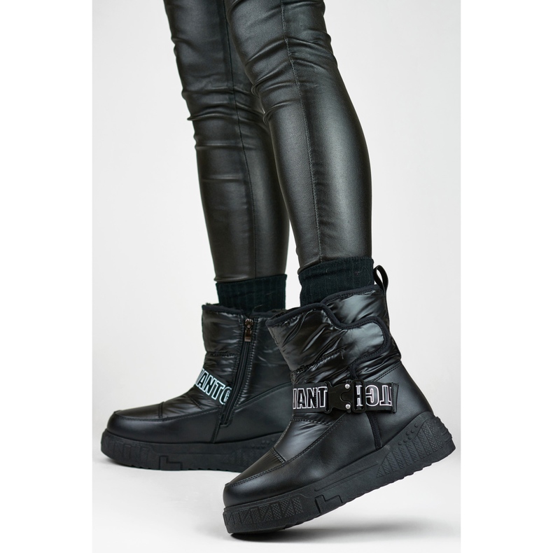 Bottes de neige Modèle 81323-1B Noir - PRIMO le noir 1