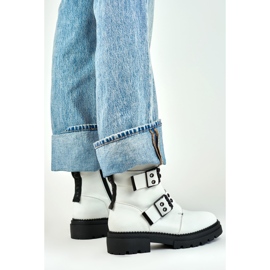 Bottes de travail Modèle Axelle 250007W-PU Laque Blanche - PRIMO 2