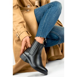 Bottes femme D7995B Non isolées le noir 1