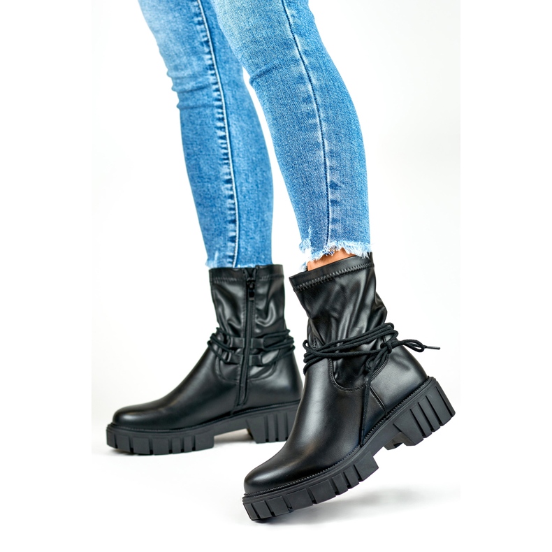 Bottes Modèle DE1127P-B Cuir Noir - PRIMO 2