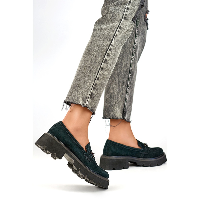 Chaussures pour femmes avec décoration 24-7888B noir 1